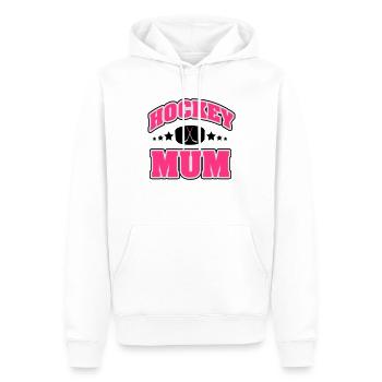 Hockey Mum - Männer Premium Bio Hoodie - Weiß - Vorne - Nico (187cm)