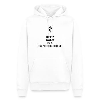Arzt / Medizin / Gynäkologe / Gynäkologie - Männer Premium Bio Hoodie - Weiß - Vorne - Nico (187cm)