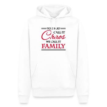 You may call it chaos... - Männer Premium Bio Hoodie - Weiß - Vorne - Nico (187cm)