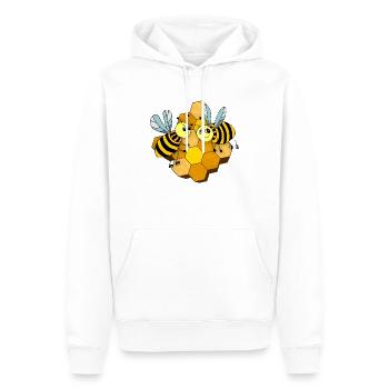 Insekten - Männer Premium Bio Hoodie - Weiß - Vorne - Nico (187cm)