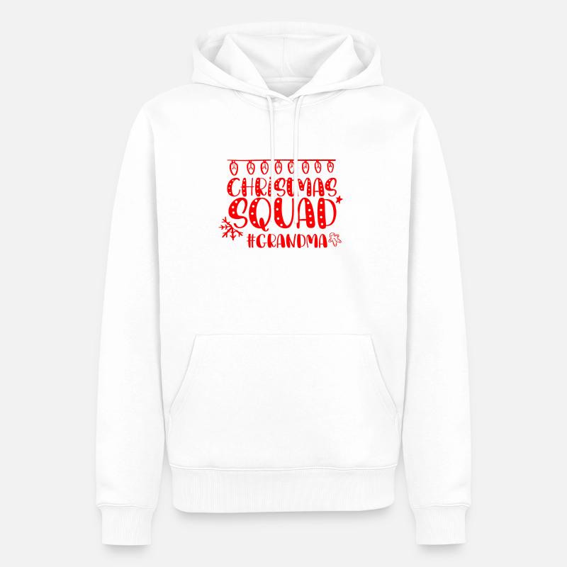 Équipe de Noël - Très probablement - Drôle de Noël - Sweat à capuche Premium bio Homme - blanc