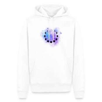 Astronaut - Männer Premium Bio Hoodie - Weiß - Vorne - Nico (187cm)