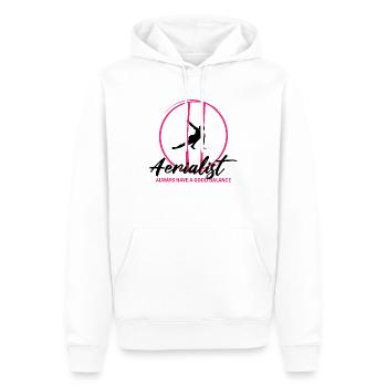 Aerial Silk Circus for Aerial Silk Performer - Men’s Premium Organic Hoodie - white - Front - Nico (187cm)