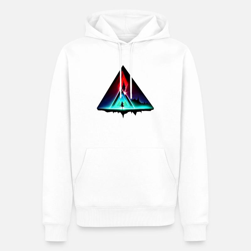 Magischer Eingang - Männer Premium Bio Hoodie - Weiß