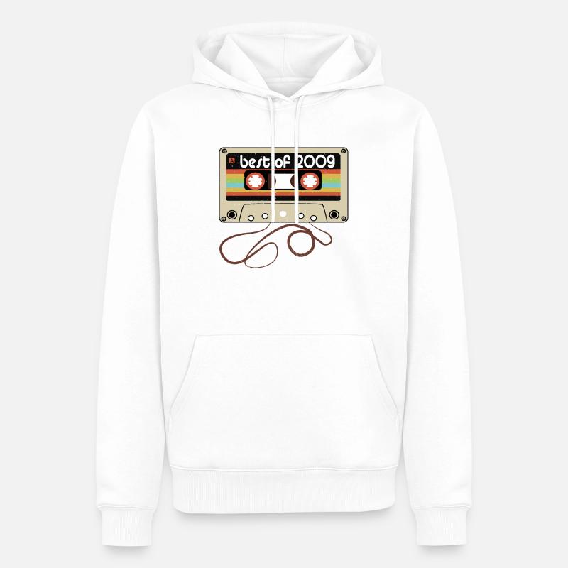 Millésime légendaire 2009 - Sweat à capuche Premium bio Homme - blanc