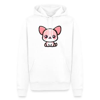 Kawaii Chihuahua! - Männer Premium Bio Hoodie - Weiß - Vorne - Nico (187cm)