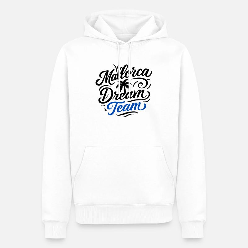 Mallorca Dream Team - Männer Premium Bio Hoodie - Weiß