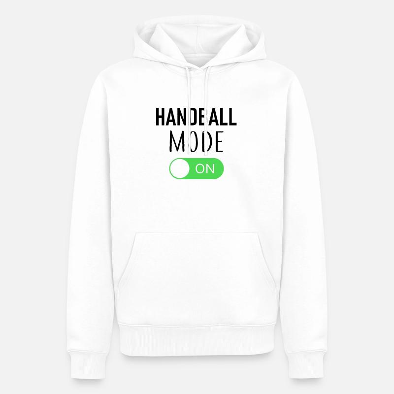 Mode handball aaa activé - Sweat à capuche Premium bio Homme - blanc