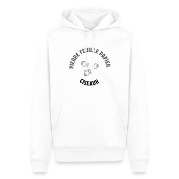 3 2 1 - Sweat à capuche Premium bio Homme - blanc - Devant - Nico (187cm)