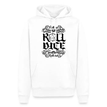 Roll Dice RPG-SPIEL - Männer Premium Bio Hoodie - Weiß - Vorne - Nico (187cm)