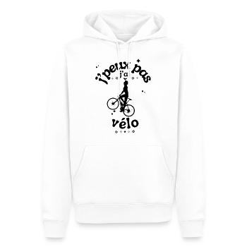 I can't I bike bike, cycling, sport - Men’s Premium Organic Hoodie - white - Front - Nico (187cm)
