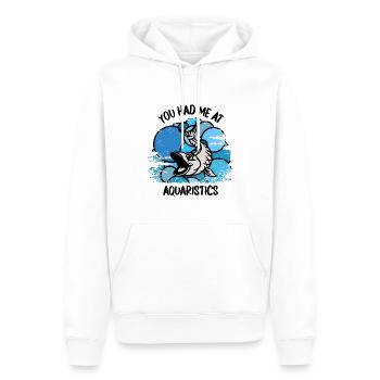 Aquarium Aquarianer Fische Zierfische Aquaristik - Männer Premium Bio Hoodie - Weiß - Vorne - Nico (187cm)