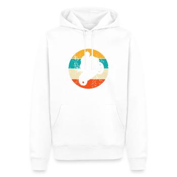 Motorradfahrer Motorradfahren - Männer Premium Bio Hoodie - Weiß - Vorne - Nico (187cm)