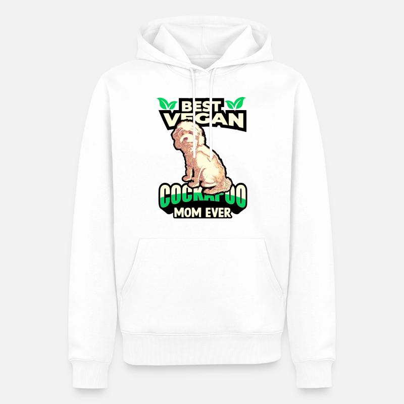 Cockapoo - Sweat à capuche Premium bio Homme - blanc