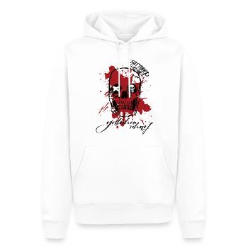 tattooed Bastards gestochen scharf tattoo - Männer Premium Bio Hoodie - Weiß - Vorne - Nico (187cm)
