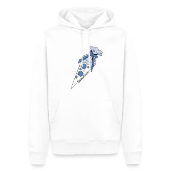 Schulkind 2024 Schultüte blau Einschulung - Männer Premium Bio Hoodie - Weiß - Vorne - Nico (187cm)