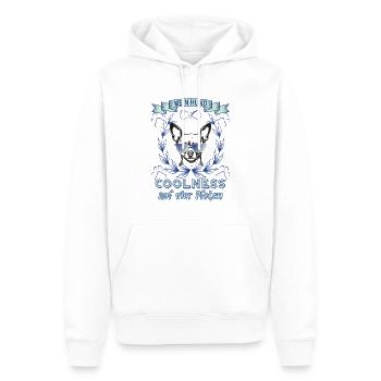 Coole Hunde - Mein Hund coolness auf vier Pfoten - Männer Premium Bio Hoodie - Weiß - Vorne - Nico (187cm)