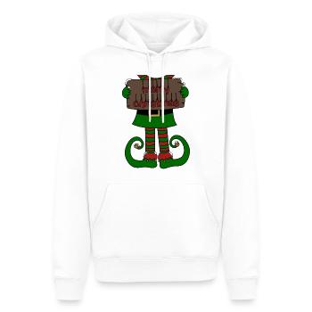 Weihnachten - Männer Premium Bio Hoodie - Weiß - Vorne - Nico (187cm)