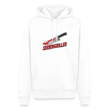 Seriengriller Grillmeister lustiges Grillmotiv - Männer Premium Bio Hoodie - Weiß - Vorne - Nico (187cm)