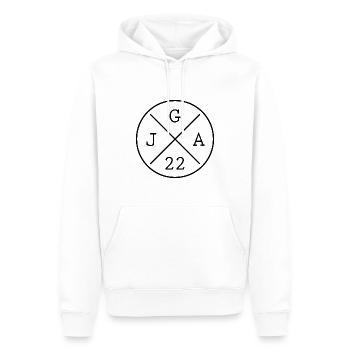 JGA 2022 Junggesellenabschied Party - Männer Premium Bio Hoodie - Weiß - Vorne - Nico (187cm)