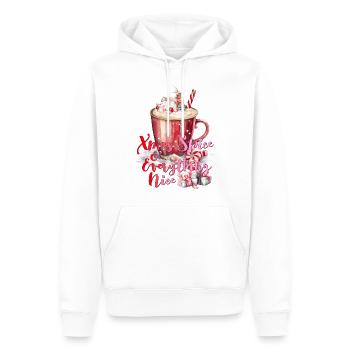 Xmas spice everything nice christmas cocoa cocoa - Men’s Premium Organic Hoodie - white - Front - Nico (187cm)