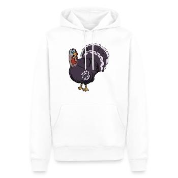 Truthahn Pute Puter Geflügel Hühner Vogel Vögel - Männer Premium Bio Hoodie - Weiß - Vorne - Nico (187cm)