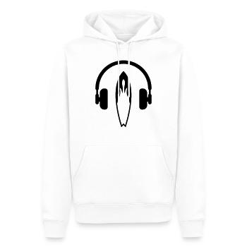 Surfen / Surfer / Surf / Surfing / Strand - Männer Premium Bio Hoodie - Weiß - Vorne - Nico (187cm)