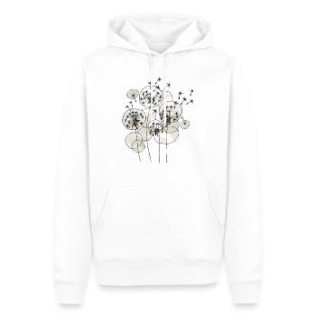 Löwenzahn - Männer Premium Bio Hoodie - Weiß - Vorne - Nico (187cm)