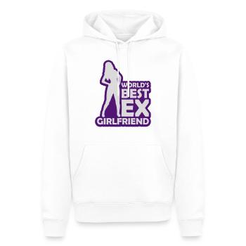 worlds best ex girlfriend - Männer Premium Bio Hoodie - Weiß - Vorne - Nico (187cm)