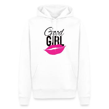 Good Girl - Männer Premium Bio Hoodie - Weiß - Vorne - Nico (187cm)