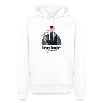 Rieser Grantler // Illustration - Männer Premium Bio Hoodie - Weiß - Vorne - Nico (187cm)
