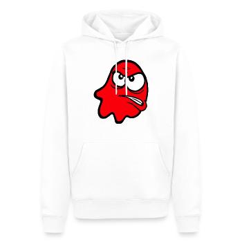 Knurri in red - Men’s Premium Organic Hoodie - white - Front - Nico (187cm)