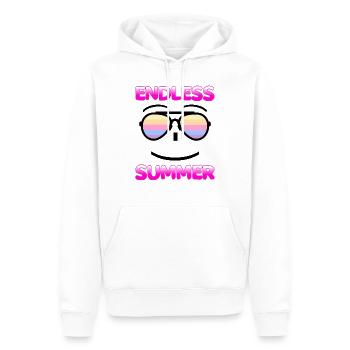 Endless Summer - Männer Premium Bio Hoodie - Weiß - Vorne - Nico (187cm)