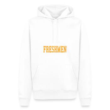 Bienvenue à la rentrée des classes de première année Humour - Sweat à capuche Premium bio Homme - blanc - Devant - Nico (187cm)