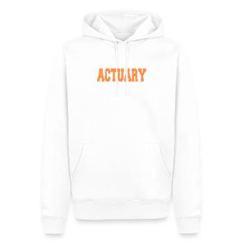 Best Freshman Actuarial Student Bar Graph Humor - Männer Premium Bio Hoodie - Weiß - Vorne - Nico (187cm)