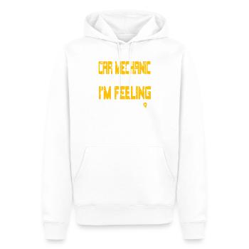 Funny Car Mechanic Joke Fix Only One When Crazy - Männer Premium Bio Hoodie - Weiß - Vorne - Nico (187cm)