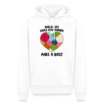 Quilten Frauen Oma Quilt Liebhaber Nähen Quilter - Männer Premium Bio Hoodie - Weiß - Vorne - Nico (187cm)