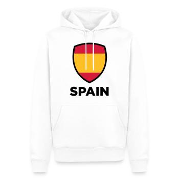 Drapeau national de l Espagne - Sweat à capuche Premium bio Homme - blanc - Devant - Nico (187cm)