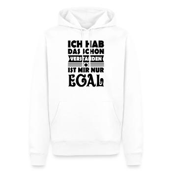 Lustige Sprüche Bürohumor - Männer Premium Bio Hoodie - Weiß - Vorne - Nico (187cm)