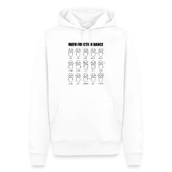 Math Function Dance - Men’s Premium Organic Hoodie - white - Front - Nico (187cm)