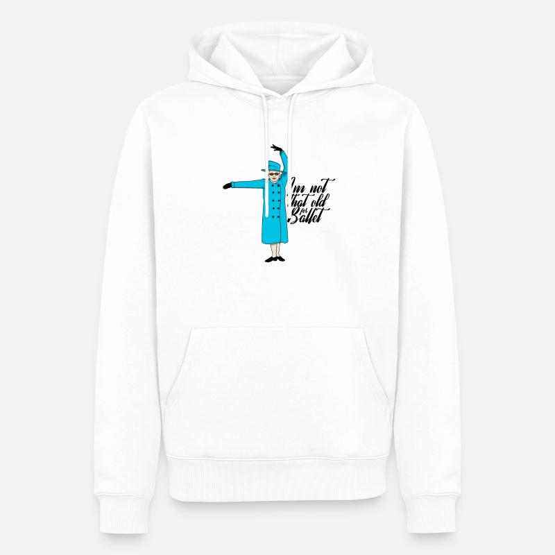 Queen danse le ballet - Sweat à capuche Premium bio Homme - blanc