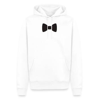 Männer T-Shirt mit Hochzeit Krawatte, Trauzeuge - Männer Premium Bio Hoodie - Weiß - Vorne - Nico (187cm)