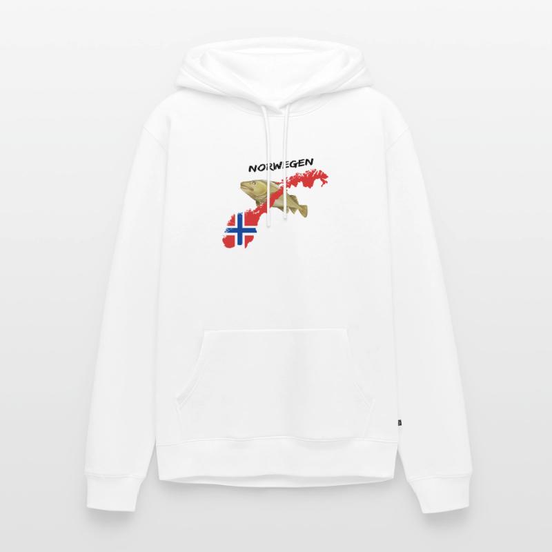 norway cod card cod hunter gift Men’s Premium Organic Hoodie