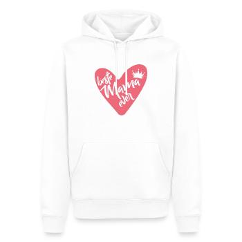 Beste Mama ever - Männer Premium Bio Hoodie - Weiß - Vorne - Nico (187cm)
