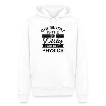 chimie - Sweat à capuche Premium bio Homme - blanc - Devant - Nico (187cm)