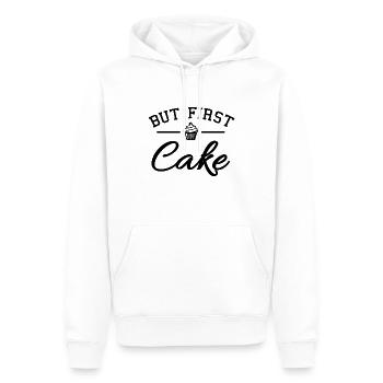Kaffee Kuchen Kekse - Männer Premium Bio Hoodie - Weiß - Vorne - Nico (187cm)