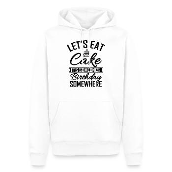 Kaffee Kuchen Kekse - Männer Premium Bio Hoodie - Weiß - Vorne - Nico (187cm)