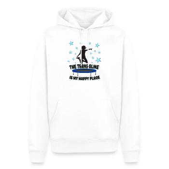 Jumping Trampolin Jumpen Jumpstyle Jump Fitness - Männer Premium Bio Hoodie - Weiß - Vorne - Nico (187cm)