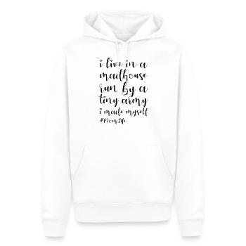 Mutter - Männer Premium Bio Hoodie - Weiß - Vorne - Nico (187cm)