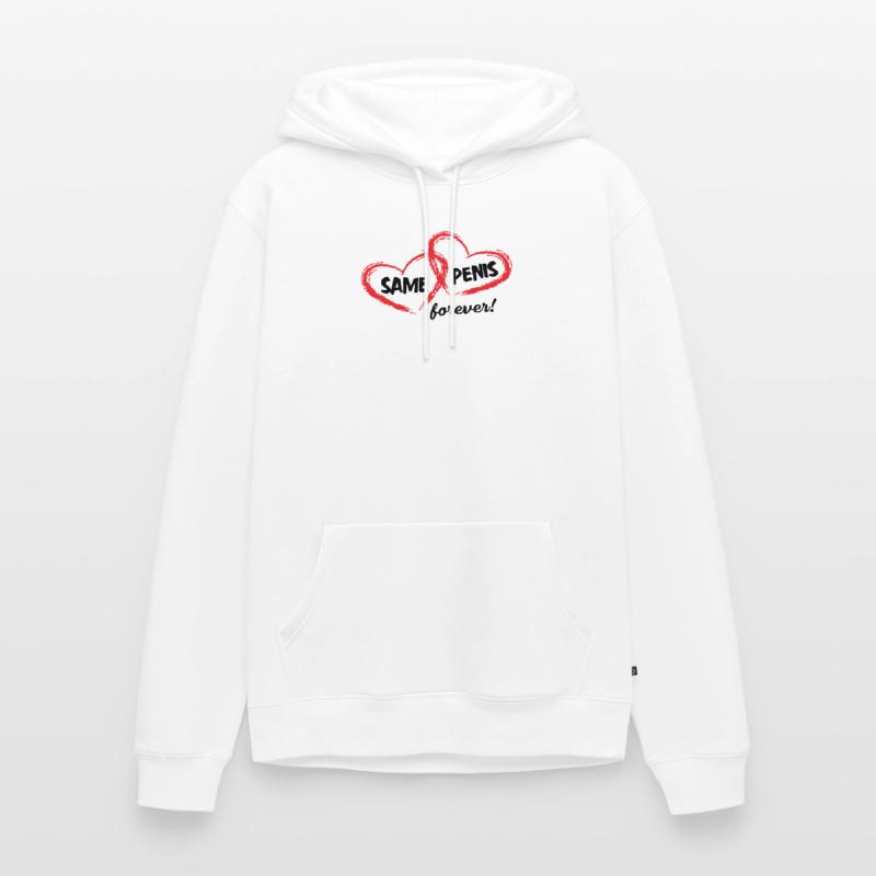 Same penis Forever forever the same penis Men’s Premium Organic Hoodie
